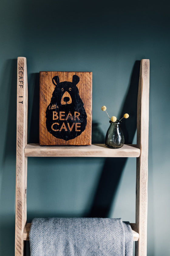 Little Bear Cave - Medium Sign